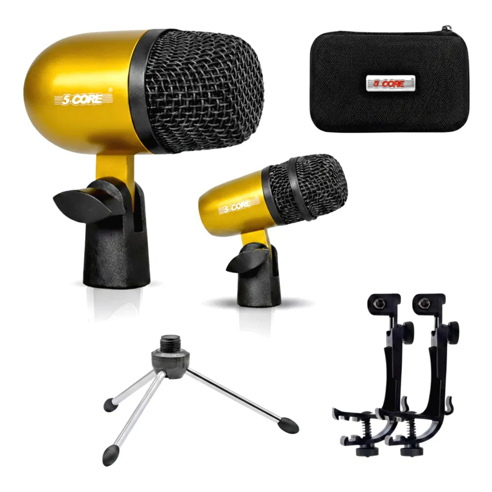 5 Core Conga Mic Snare Tom Set Professional XLR Cardioïde Condenseur Instrument Microphone K