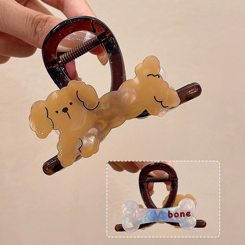 Mignon Mignon Personnalité Puppy Updo Coiffure Femme