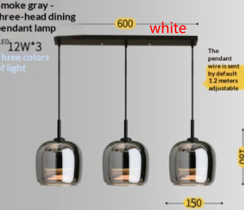 Moderne Minimalist Créatif haut de gamme Sens de chambre de luxe Pendentif lumière