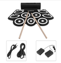 TSAI Digital Electronic Drum Construit dans Haut-parleur Portable Electronic Roll Drum Pad Profession