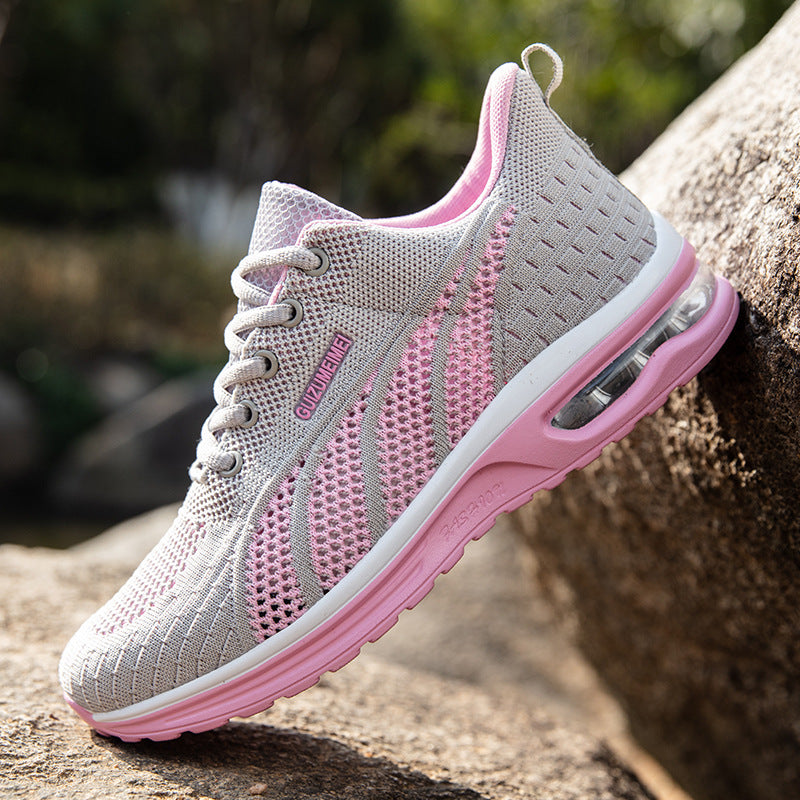 Mesh Femmes Respirant Chaussures Flying Woven Air Coussin