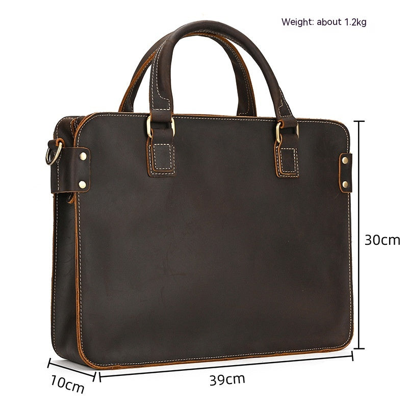 Porte-monnaie en cuir Retro Crazy Horse