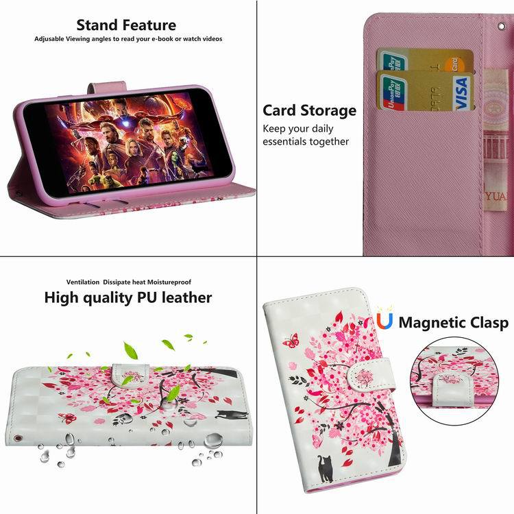 Convient pour Xiaomi téléphone portable cas animal peinture Bracket 3D