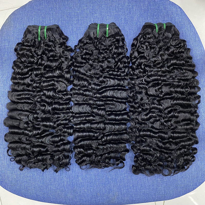 Perruque avant cheveux humains réels