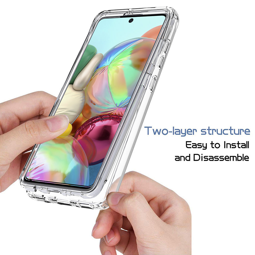 Cas de téléphone transparent anti-drop