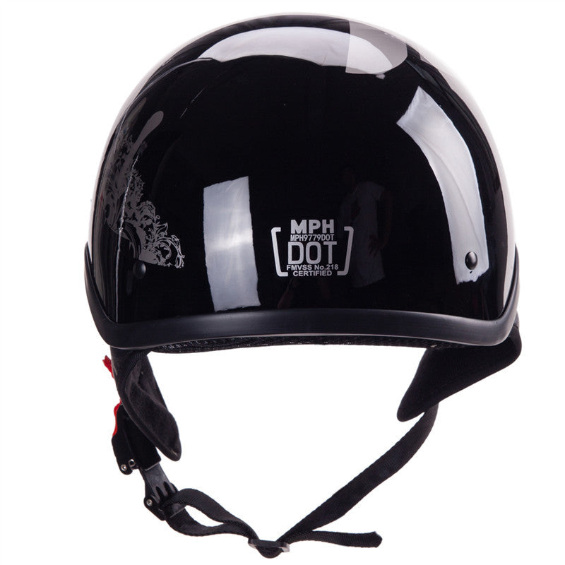 Casque de moto électrique en plastique