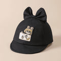 Baby Large Bow Soft Brimmed Baseball Cap pour le printemps et l'été léger respirant avec