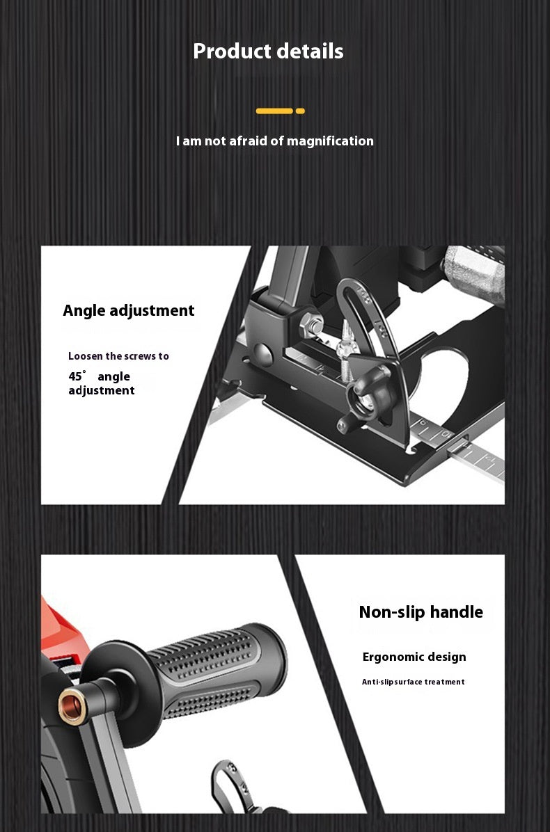 Manchon d'angle de huit générations d'usine Accessoires sans poussière Support multifonctionnel Méta