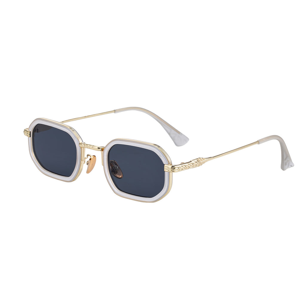 Lunettes de soleil européennes et américaines Fashion Square Frame