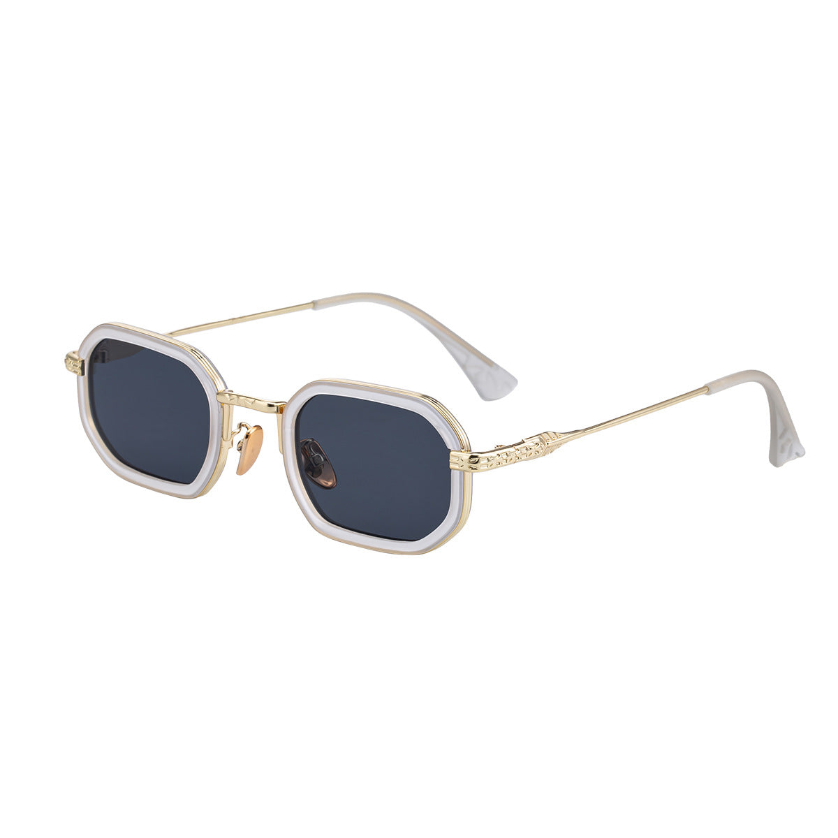 Lunettes de soleil européennes et américaines Fashion Square Frame