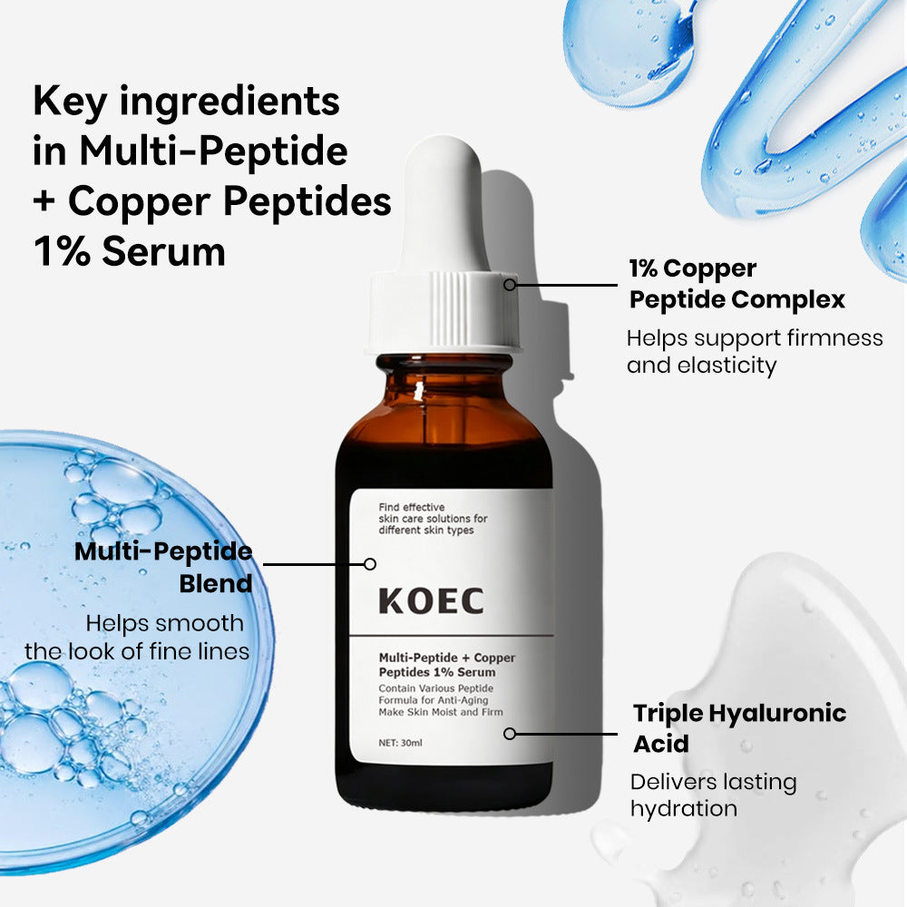 Lotion de traitement du visage cuivre-Titanium polypeptide