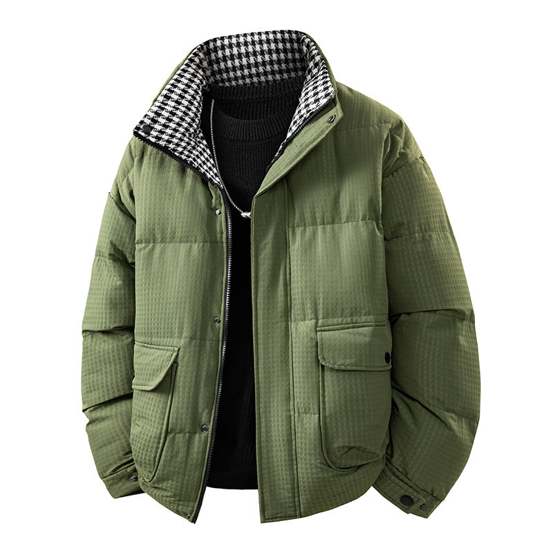Veste de coton décontractée et mince pour hommes pour jeunes hommes