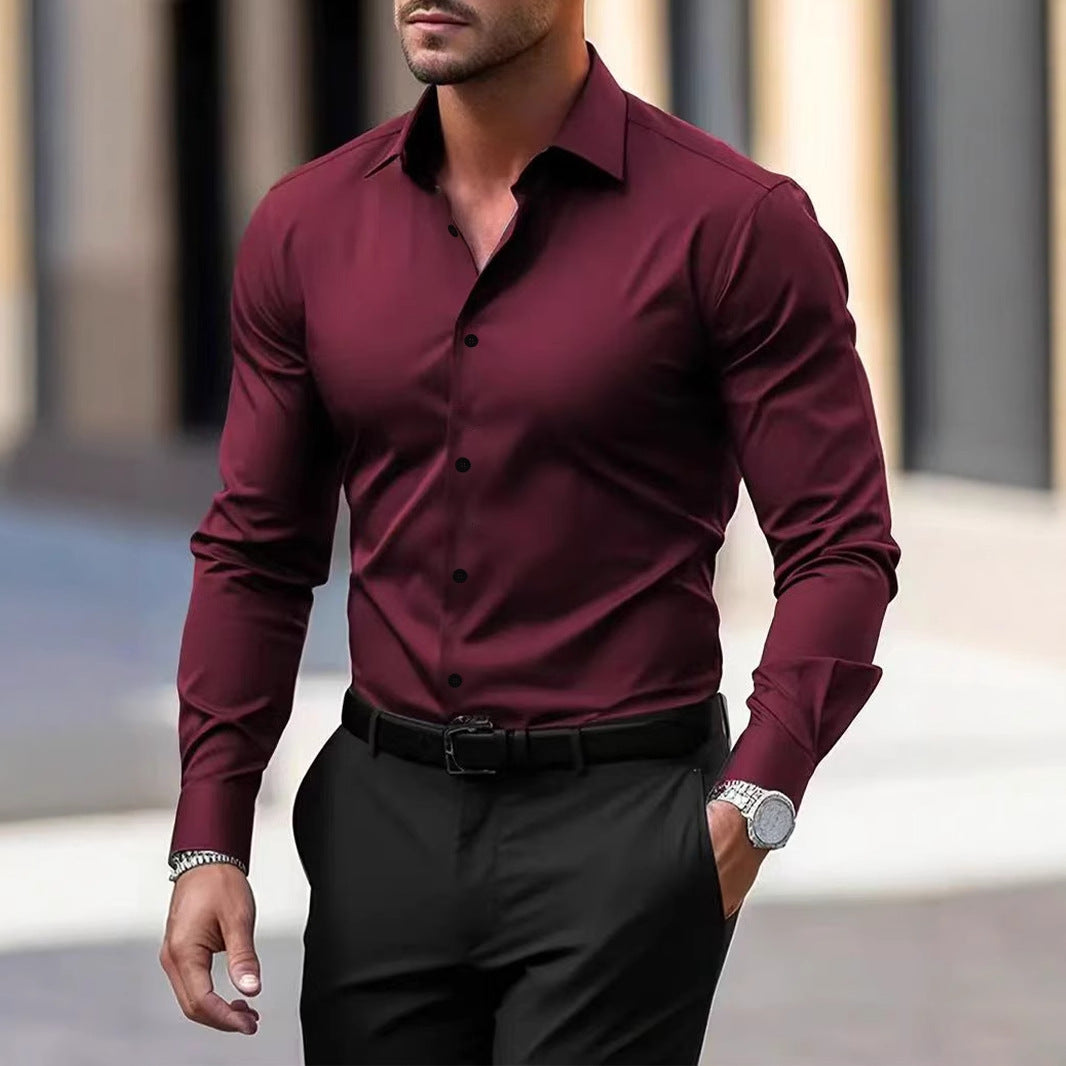 Chemise Homme à manches longues Plus Taille Business