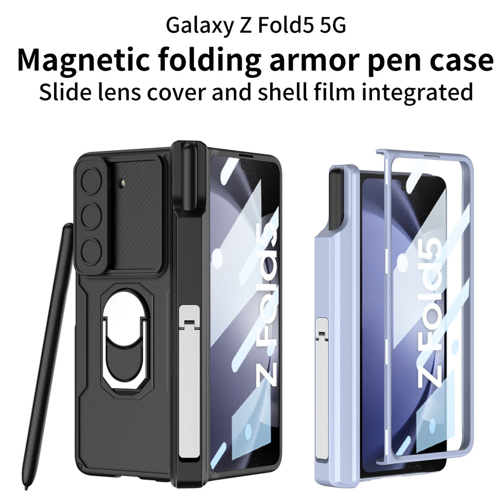 Coffret de protection magnétique pour boîtier de téléphone à charnière pliante