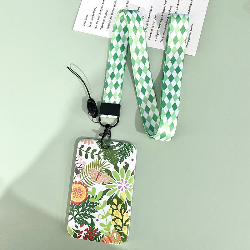 Série de plantes vertes Couverture de lanyard de mode simple
