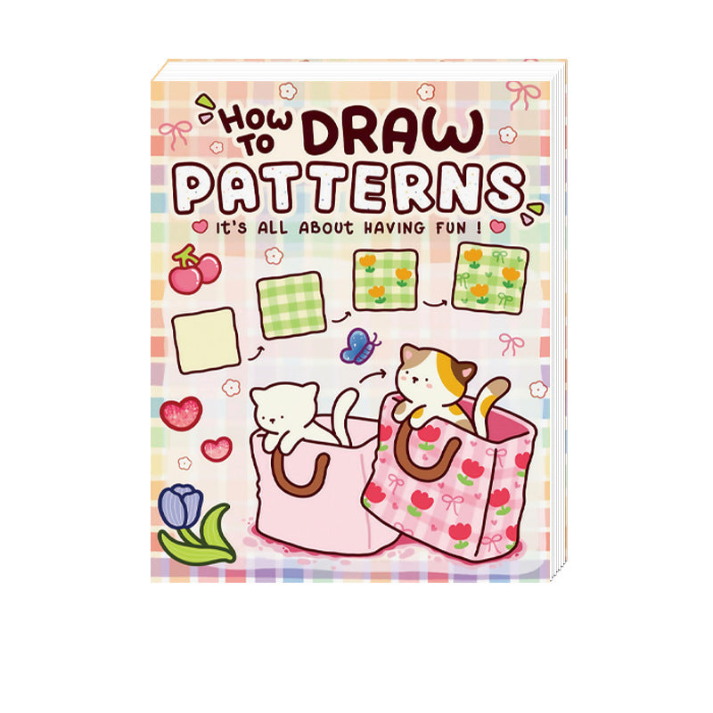 Cartoon créatif de poche Cat coloriage Notebook