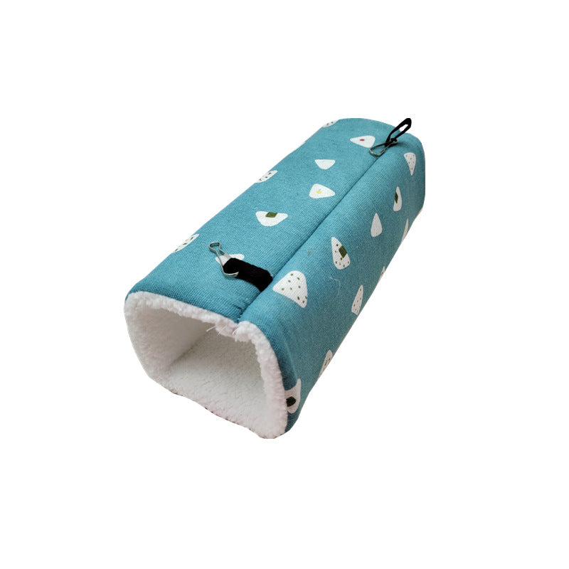 Sugar Glider Ferret Dutch Pig Flower Branche Souris Guinée Pig Super Soft Plush Tunnel Nest