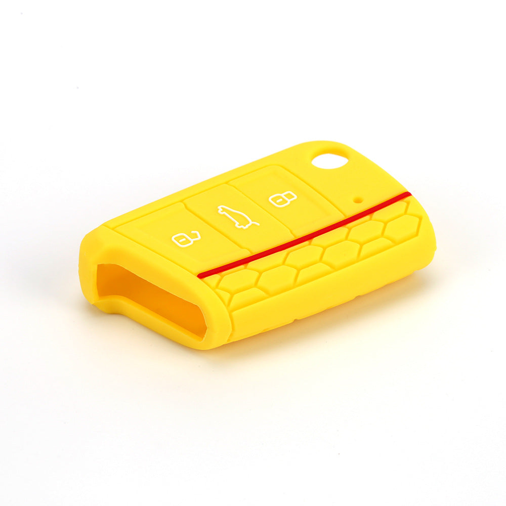 Marque couleur Silicone cas clé voiture cas clé