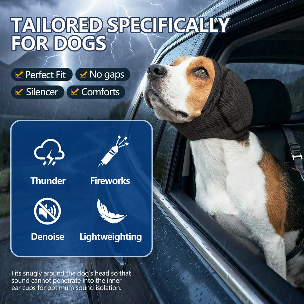 Couverture d'oreille pour chiens doux pour les bruits durs