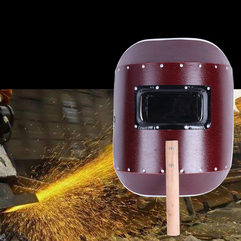 Masque de soudeur Masque de soudage portatif Cap Verres en carton Lens Hat léger ArgonWelding