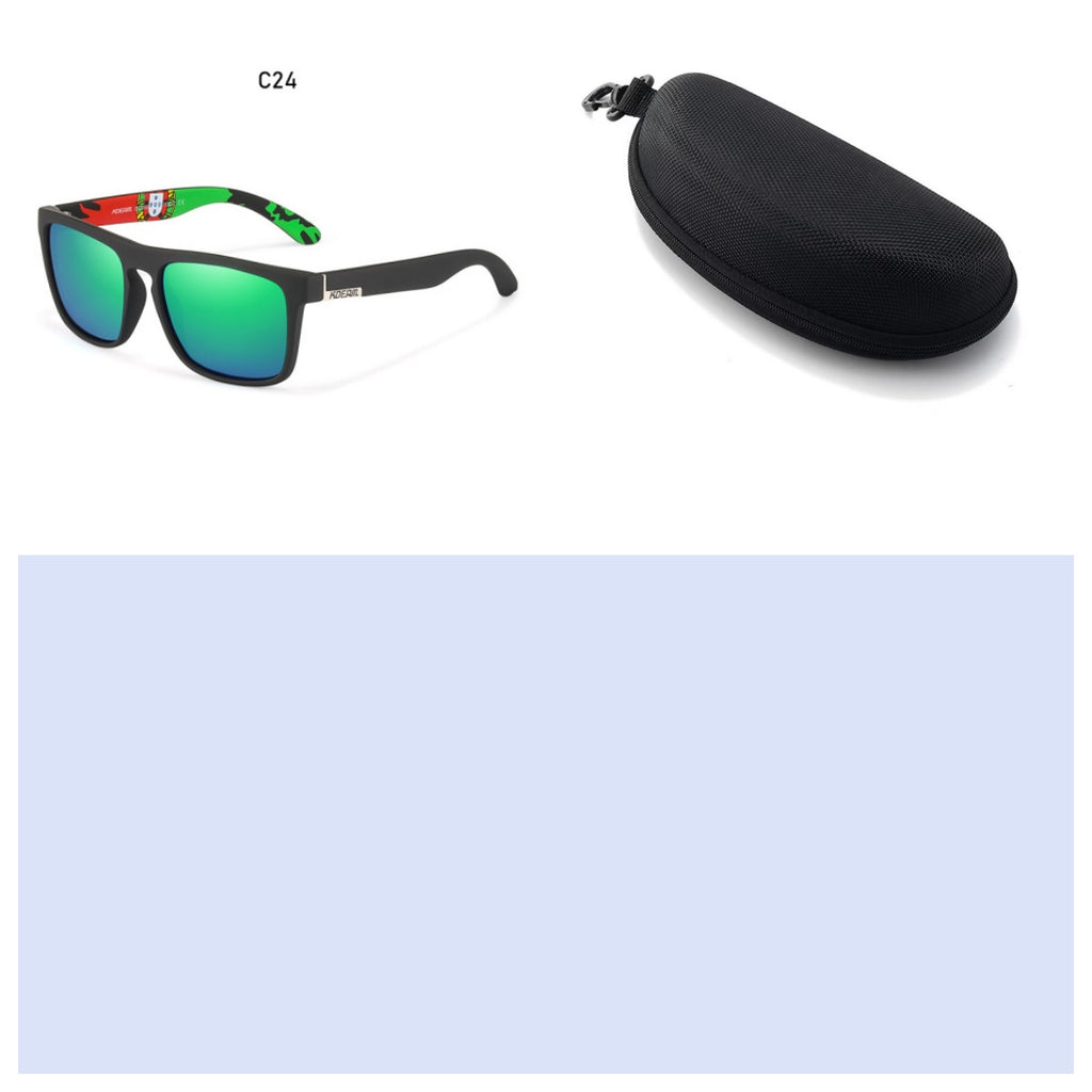 Boite Lunettes de soleil de conduite colorées Lunettes de soleil de sport polarisé pour hommes