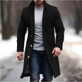 Manteau de tranchée de longueur moyenne pour hommes