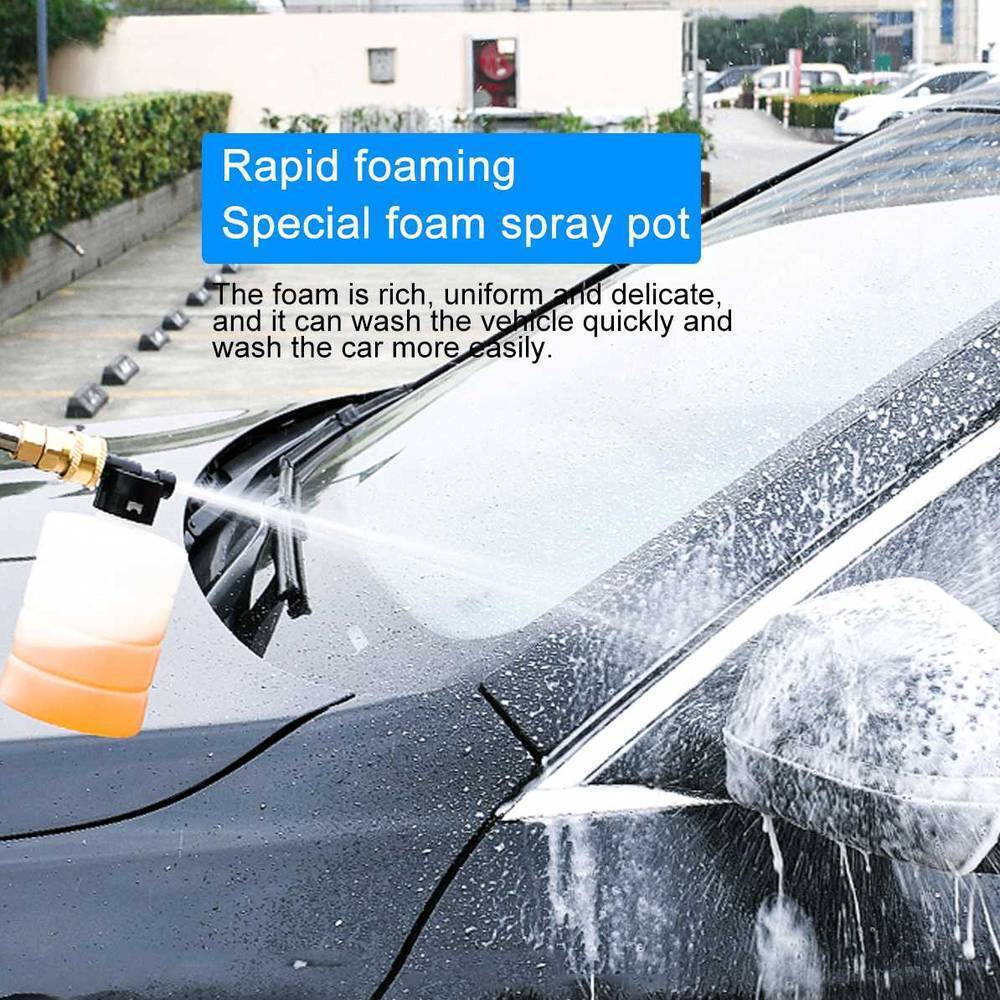 2 Batteries, Portable, Cordless Car Wash High-Pressure Water Jet Washer