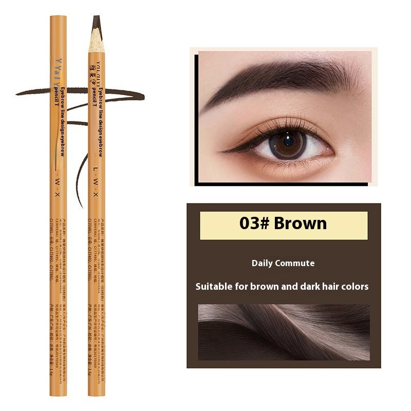 Positionnement des sourcils Crayon Ligne de sourcils Design Pen Imperméable Broderie de tatouage anti-chème