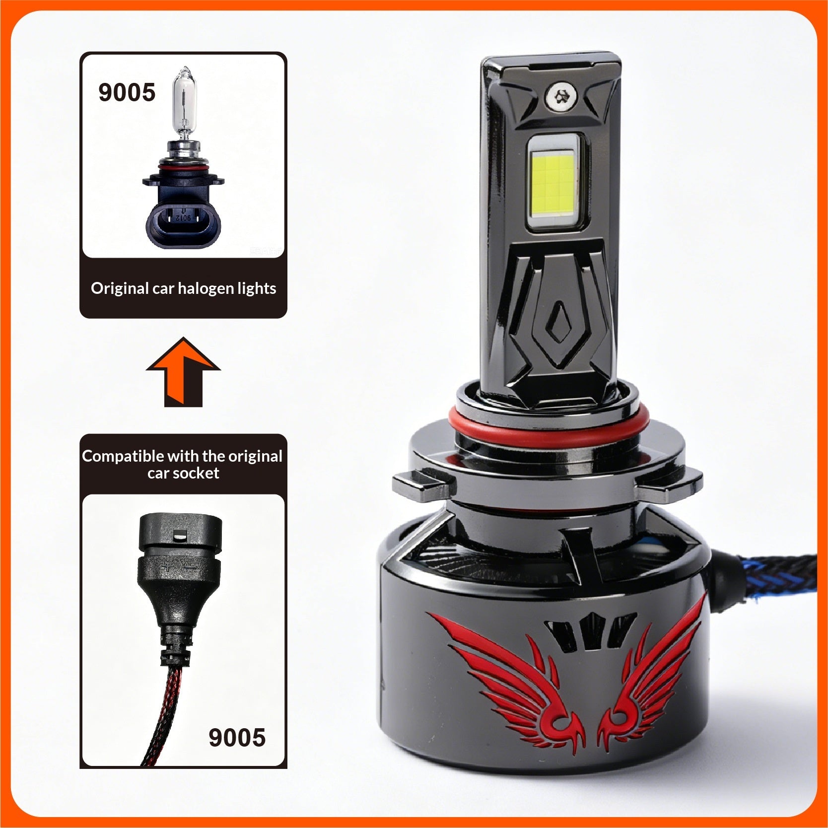 Ampoule LED haute luminosité avec lumière intense