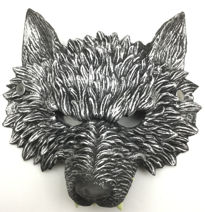 Bar de performance d'Halloween Masquerade PU Mousse Wolf Tête Masque
