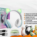 Casque Bluetooth sans fil avec microphone - pliable et illuminé