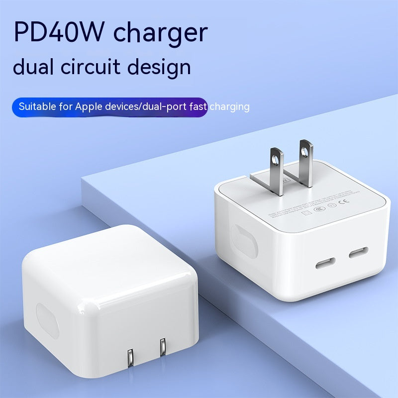 Chargeur de téléphone portable PD35W à double port