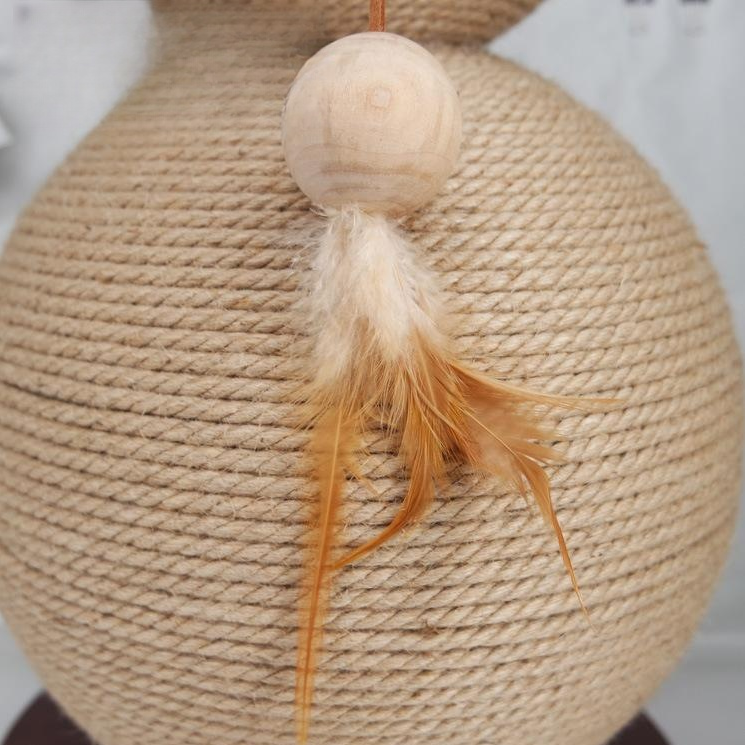 Sisal Scratch résistant à la poire sphérique Fun Cat Climber