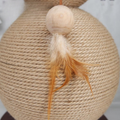 Sisal Scratch résistant à la poire sphérique Fun Cat Climber