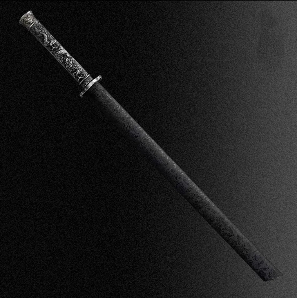 Style Xiaolong Integral Tang Dynasty Horizontal Sword High Manganese Steel Auto-Defense Co