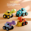 Presse et jeu Dinosaur Véhicule d'ingénierie Jouet petit bus Petite voiture