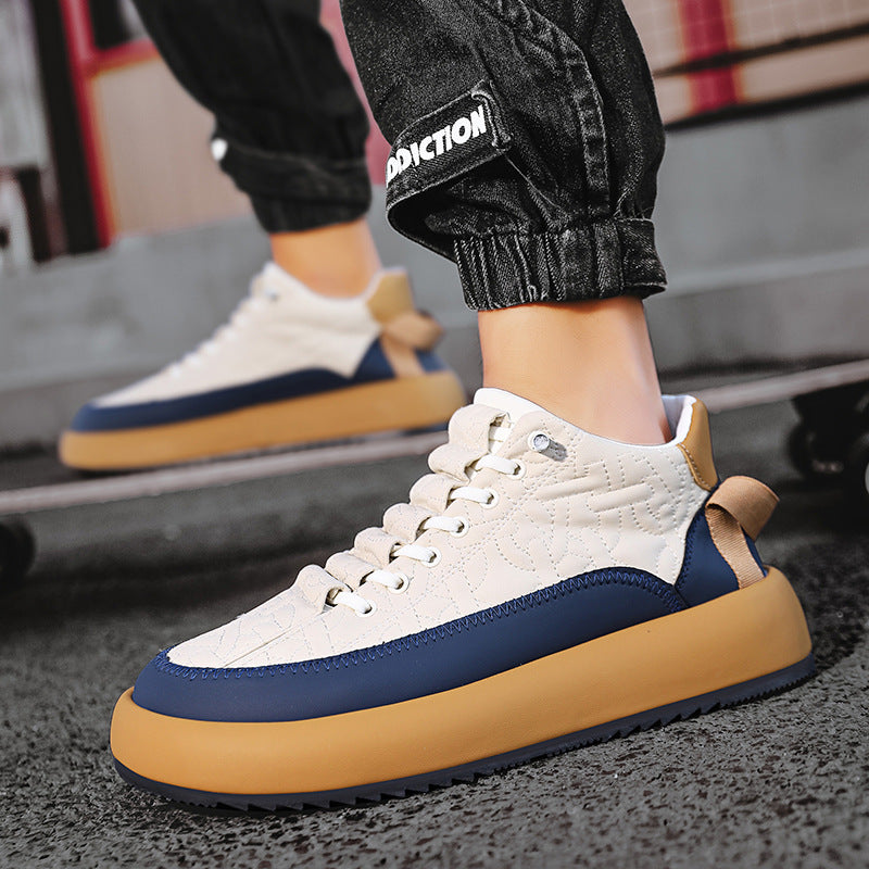 Hommes Fashionable et polyvalent en cuir Sports Casual Board Chaussures