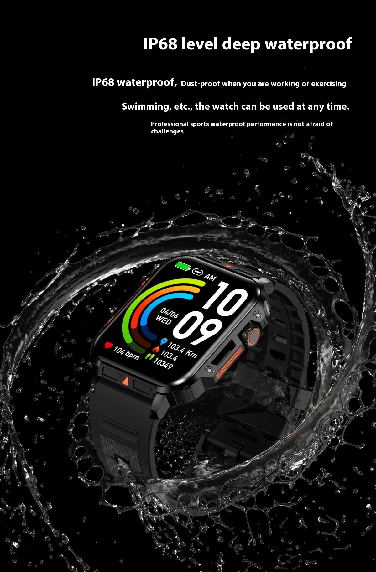 Smart Wireless Call Sport Step Computing Watch