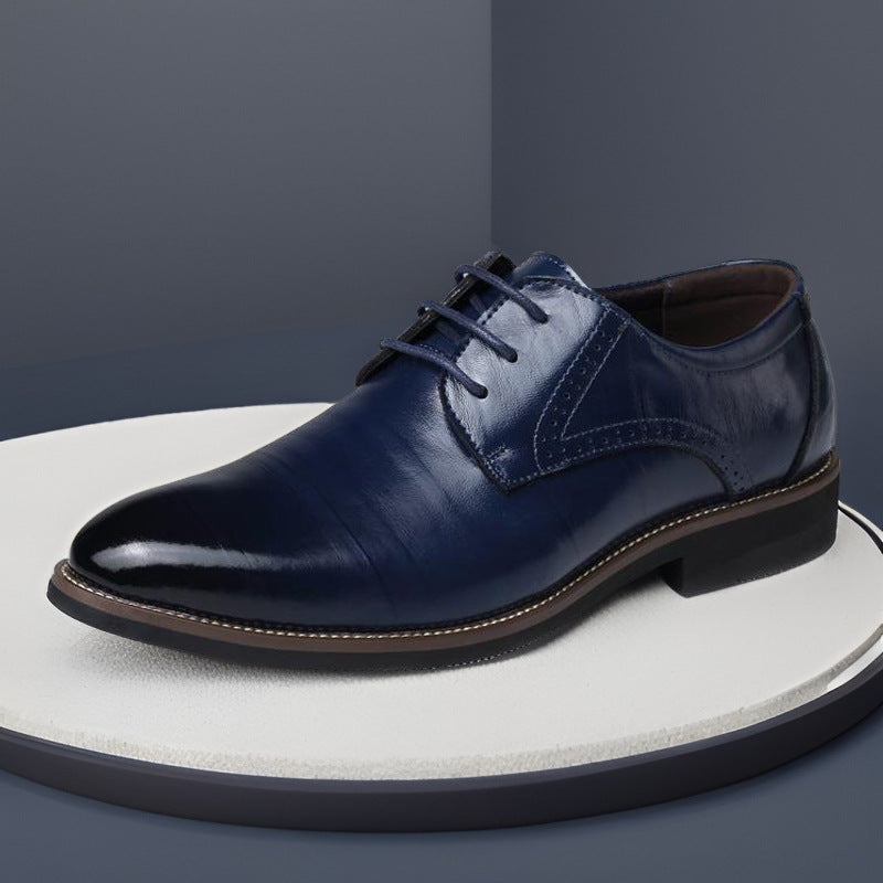 Hommes Chaussures en cuir British-style Pointed-toe Breathable Formel Business Wear