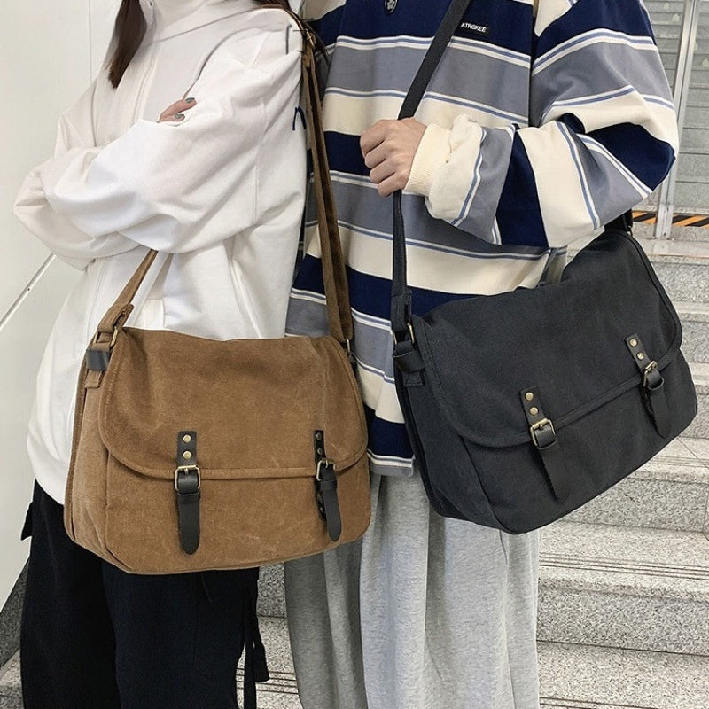Fashion Personnalité Sac de toile rétro Casual Homme
