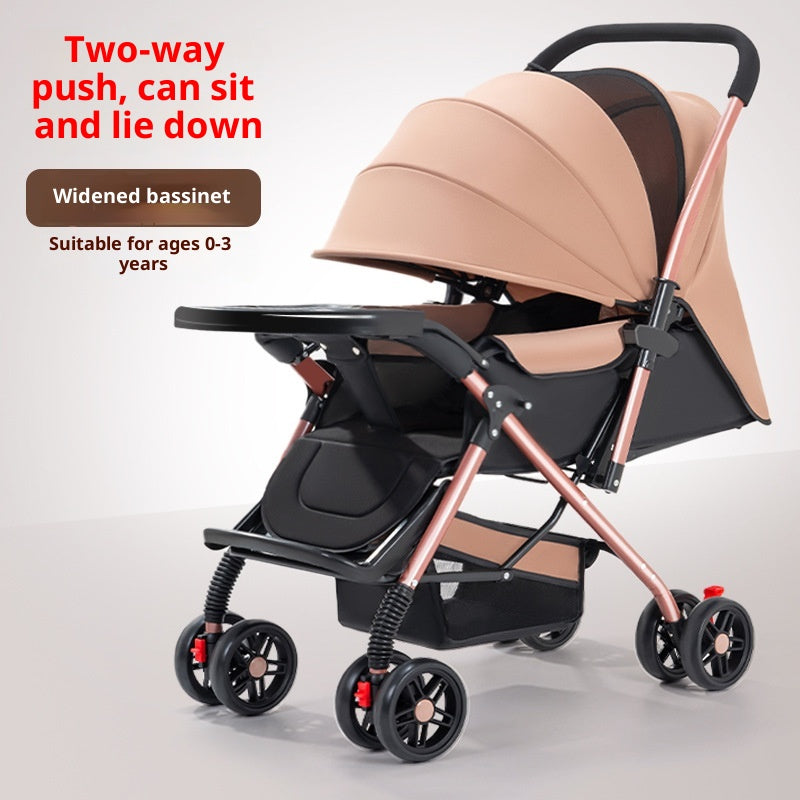 Poussette pour bébés bidirectionnelle