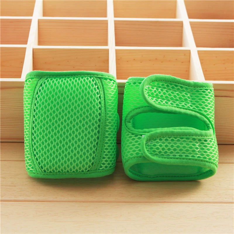 Été mince bébé enfant Crawling Knee Pads