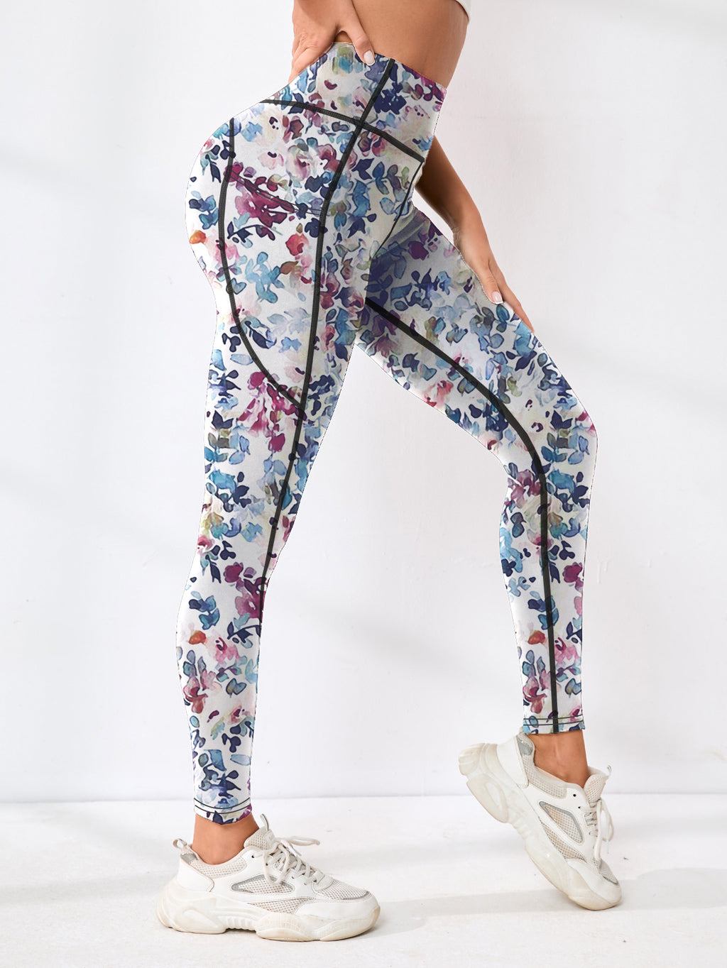 Pantalons de yoga populaires avec impression numérique