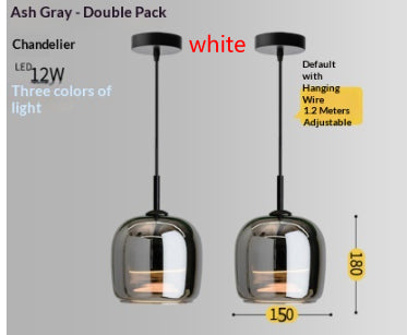 Moderne Minimalist Créatif haut de gamme Sens de chambre de luxe Pendentif lumière