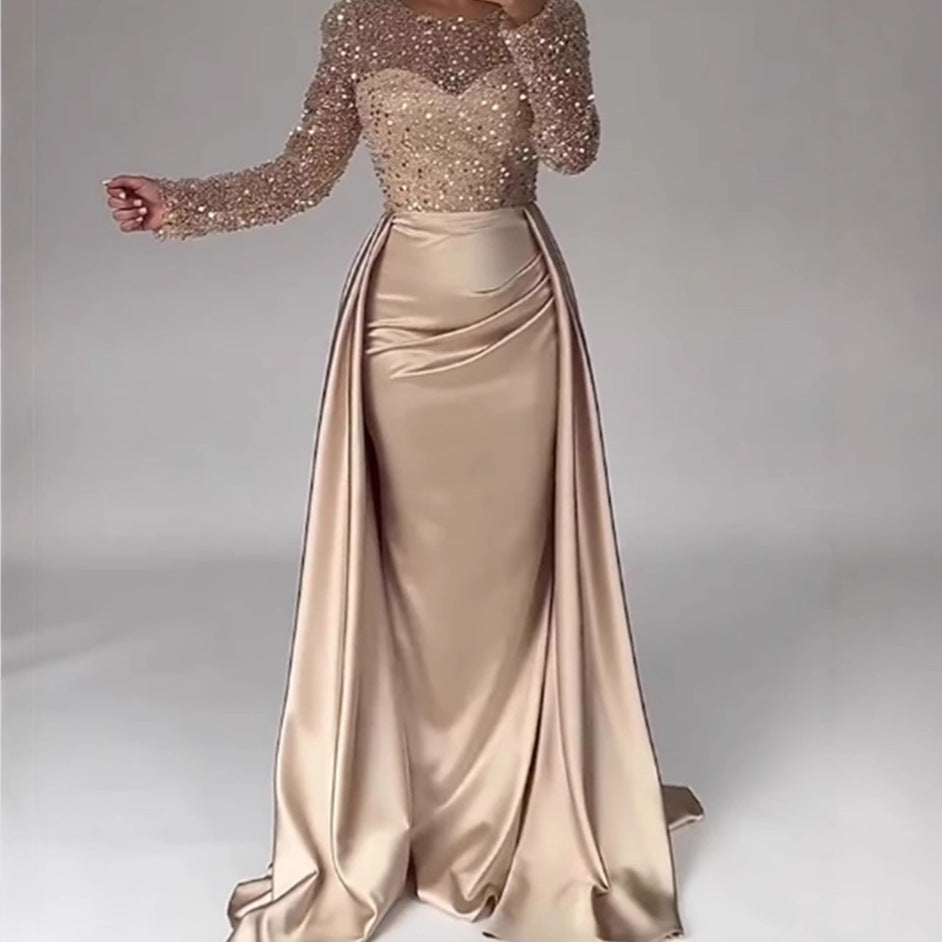 L'éblouissant Sequin Reine Sequin Gowns du soir