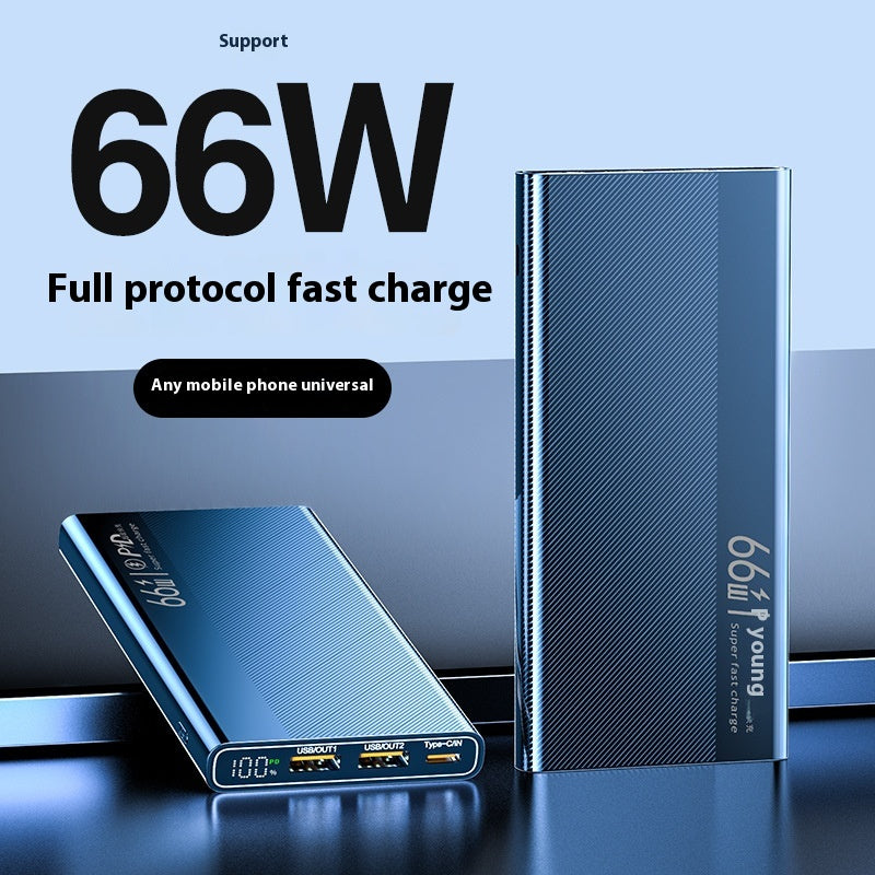 Puissance mobile de grande capacité PD66w charge rapide Légèreté universelle