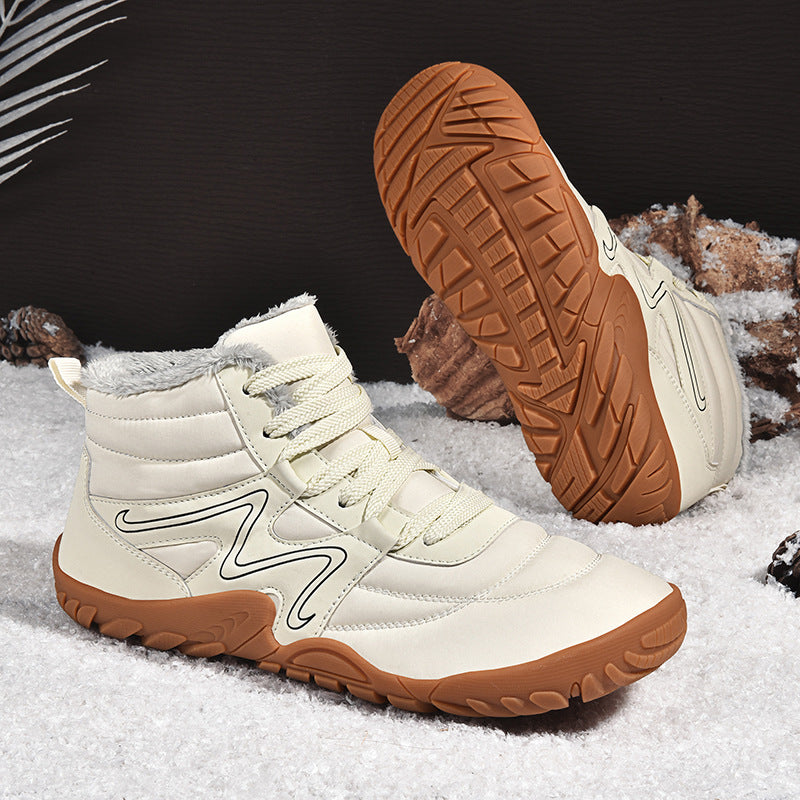 Bottes de neige chaudes d'hiver et en peluche pour hommes