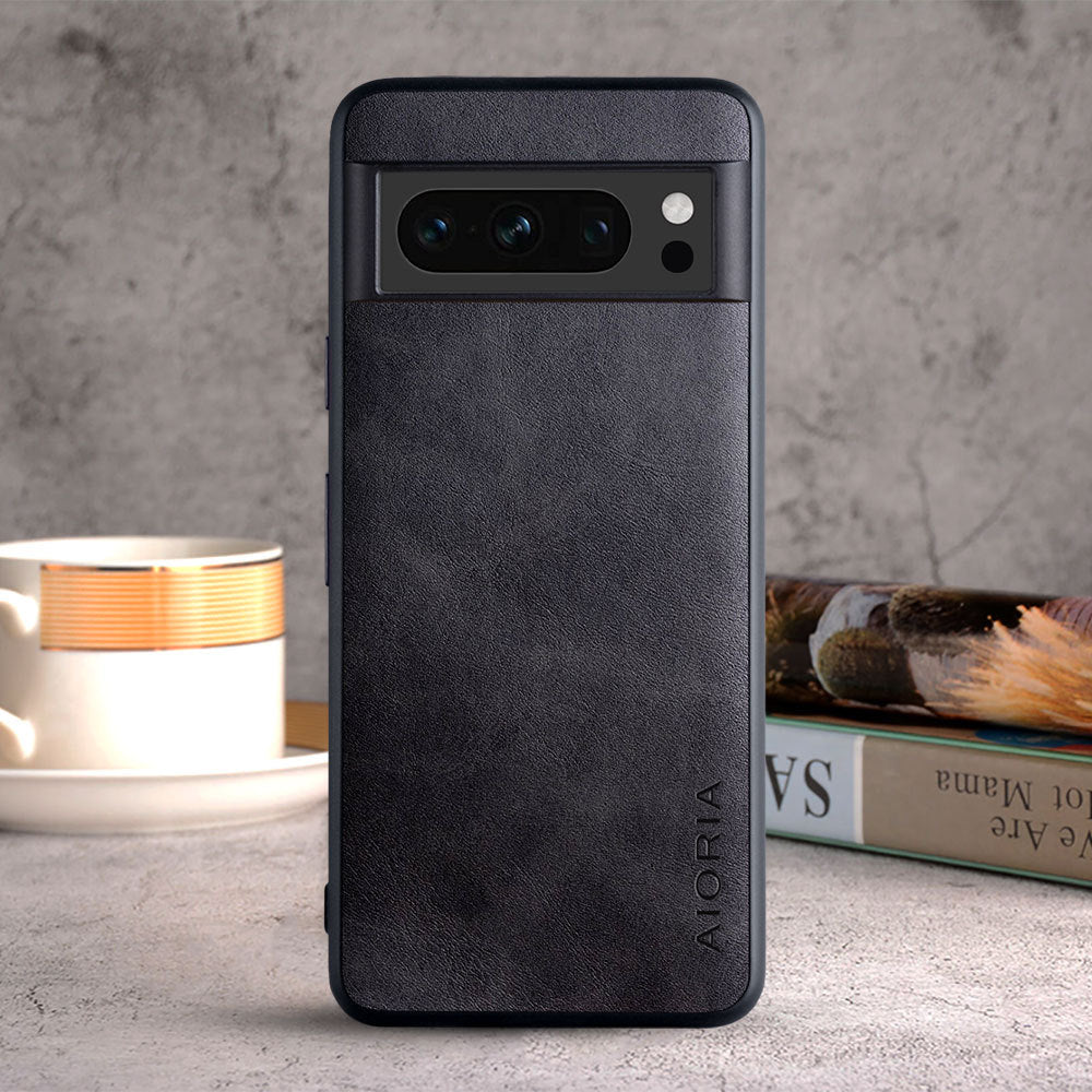 Two-tone avocado skin phone case