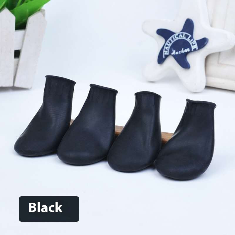 Bottes de chaussures imperméables en caoutchouc
