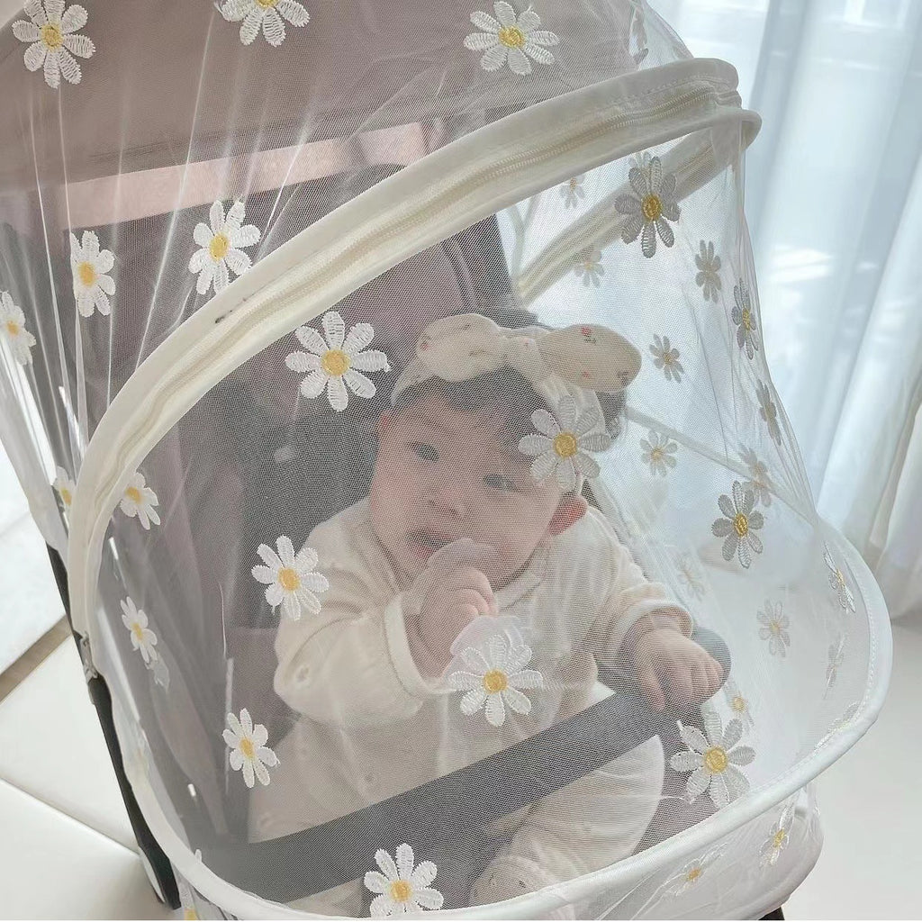 Infantile Mosquito Net Poussette pour bébé universelle de type complet respirant